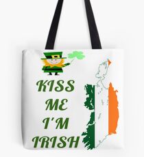 Kiss Me I'm Irish Tote Bag