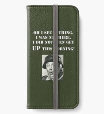 Sgt Schultz Hogan's Heroes iPhone Wallet/Case/Skin