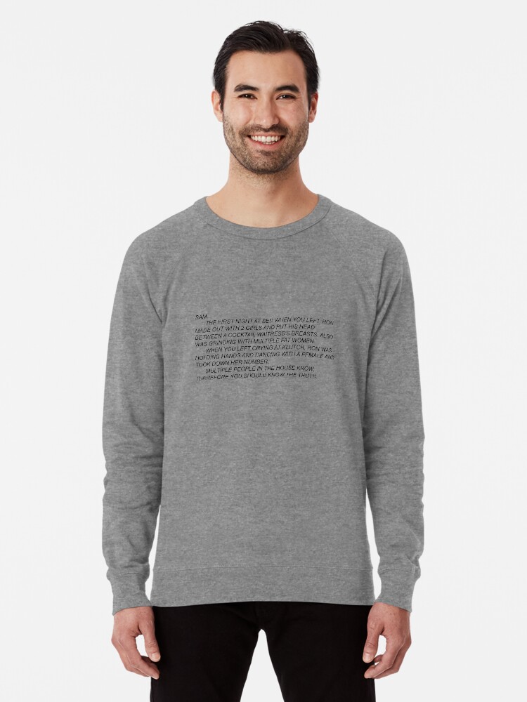 T Shirts Clothing Shoes Accessories Jersey Shore Letter To Sam Anonymous Men S T Shirt White Skillings Net