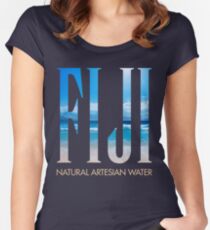 FIJI WATER Women's Fitted Scoop T-Shirt