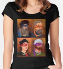 The Renaissance Ninja Artists Women's Fitted Scoop T-Shirt