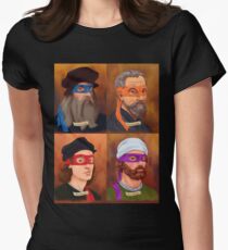 The Renaissance Ninja Artists Women's Fitted T-Shirt
