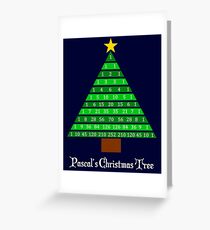 Pascal's Christmas Tree Greeting Card
