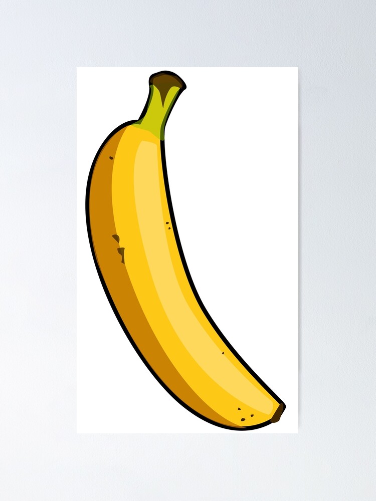 Póster «Banana de dibujos animados» de greatant | Redbubble