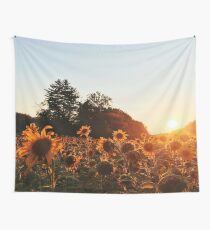 Sunflower Field Wall Tapestry
