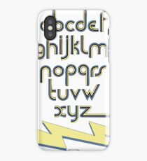 Electric Alphabet iPhone Case/Skin