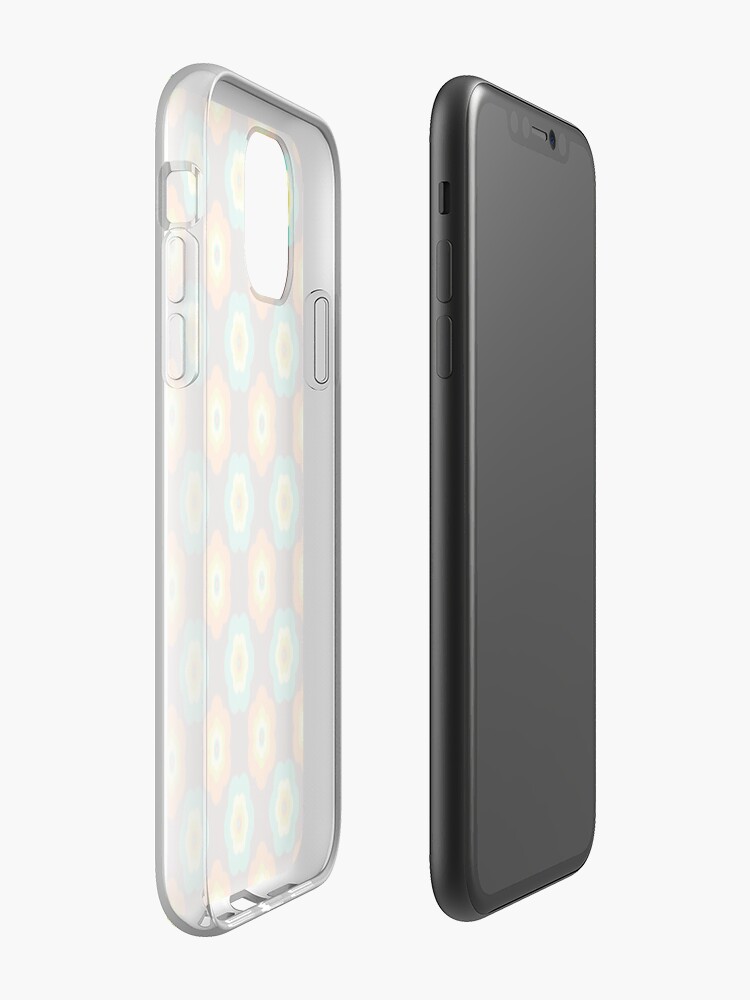 Alternate view of Geometric Pattern: Six Petal Flower: Brown iPhone Case & Cover