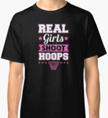 Real Girls Shoot Hoops (pink) Classic T-Shirt