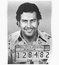 Póster PABLO ESCOBAR MUGSHOT
