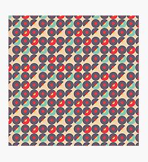 Retro Music Collection Photographic Print