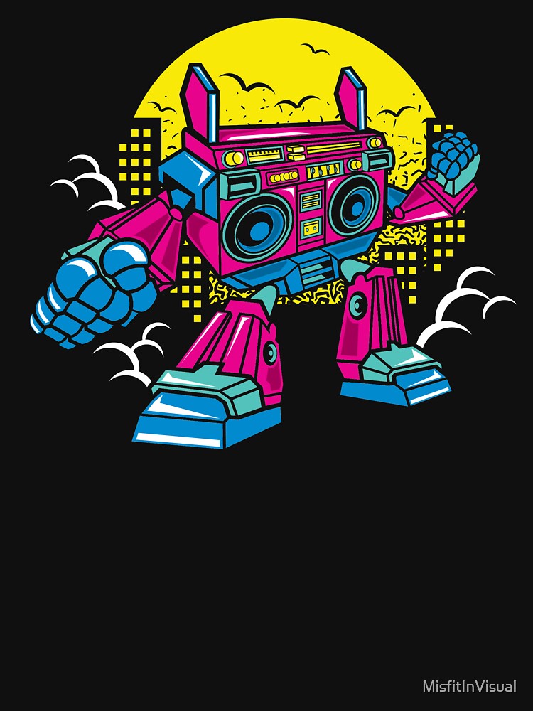 Boombox Transformer" Tshirt by MisfitInVisual Redbubble