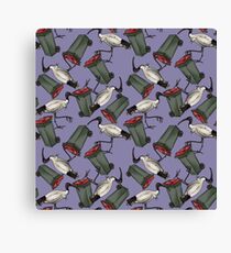 Bin Chicken - Purple Canvas Print