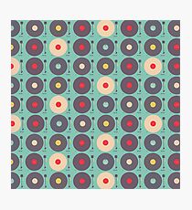 Retro Music Collection Photographic Print
