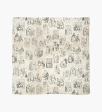 Austen Pride and Prejudice Illustrations Scarf