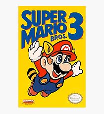 Super Mario Bros. 3 Re-Colored Photographic Print