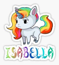 Isabella Unicorn Sticker Sticker