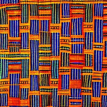 Kente Cloth Pattern Traditional African Throw Blanket for Sale by  KBBStickerShop