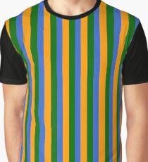 Bert-Streifen Grafik T-Shirt