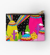 Night Sky Rainbow Zipper Pouch