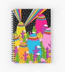 Cuaderno de espiral Cielo nocturno arcoiris
