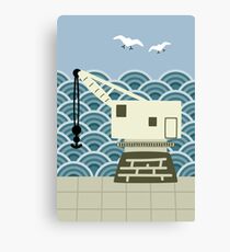 Crane Canvas Print