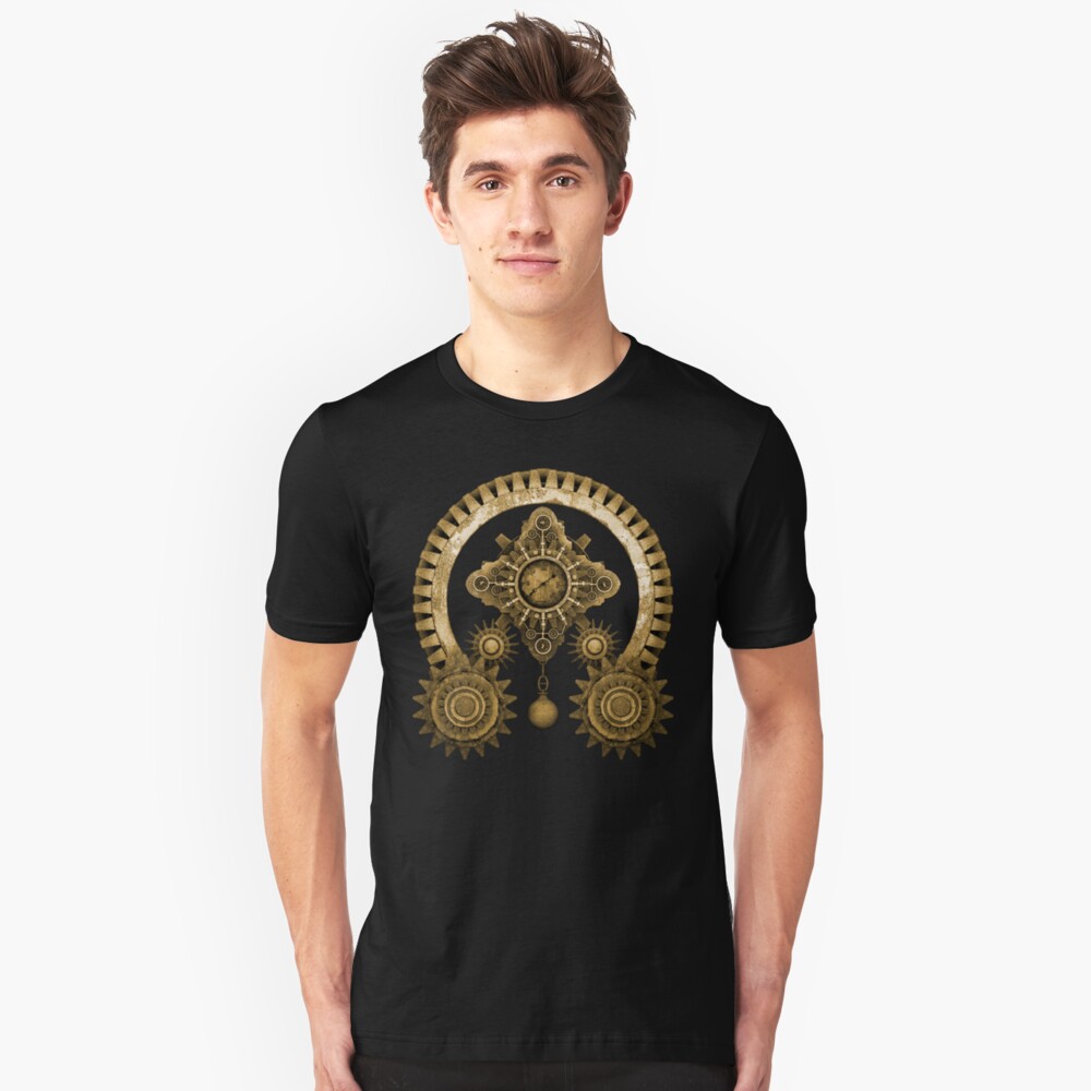 Steampunk Mystery Machine Slim Fit T-Shirt