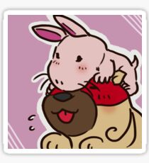 icons - mabari & nug Sticker