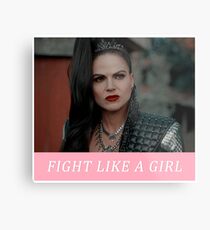 FIGHT LIKE A GIRL: REGINA Metal Print