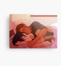 8 AM Cuddles Metal Print