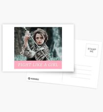 FIGHT LIKE A GIRL: ARYA Postcards