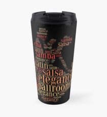 Dancing pair as words cloud design Travel Mug