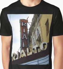 Lost Movie Palace: The Rialto Theater Graphic T-Shirt