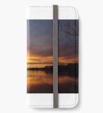 Sunset over the Aquadrome, Rickmansworth 1 iPhone Wallet/Case/Skin