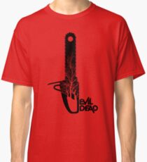 Chainsaw with Trees from Evil Dead Classic T-Shirt