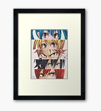 Fairy Tail eyes Framed Print