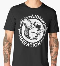 Camiseta premium para hombre Liberación Animal