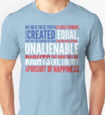 Declaration of Independence Slim Fit T-Shirt