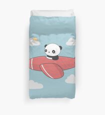 Kawaii Cute Flying Panda Duvet Cover