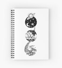 Cuaderno de espiral Espuma de polvo de mar a estrella