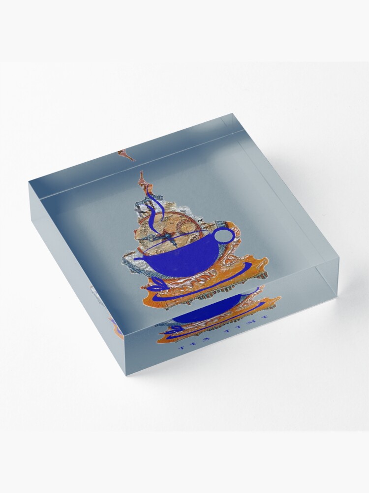 Alternate view of TEA TIME Acrylic Block