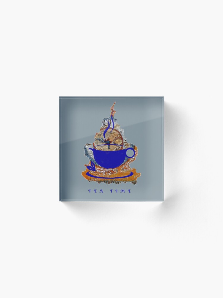 Alternate view of TEA TIME Acrylic Block