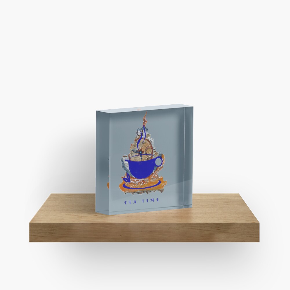 TEA TIME Acrylic Block