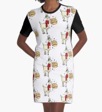 Fa La La Lama T-Shirt Kleid