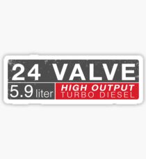24 Valve High Output Diesel Truck Sticker