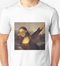 Mona Lisa dabbing Unisex T-Shirt