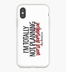 Vinilo o funda para iPhone Dominación mundial