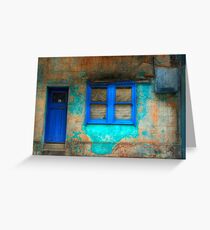 Derelict in Blue - Darlinghurst, Sydney, Australia Greeting Card