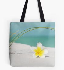 Frangipani Summer Tote Bag