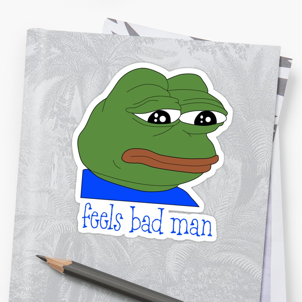 Pepe The Frog Meme Stickers By LeonLedesma Redbubble