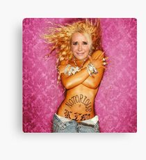 NOTORIOUS KIM Canvas Print